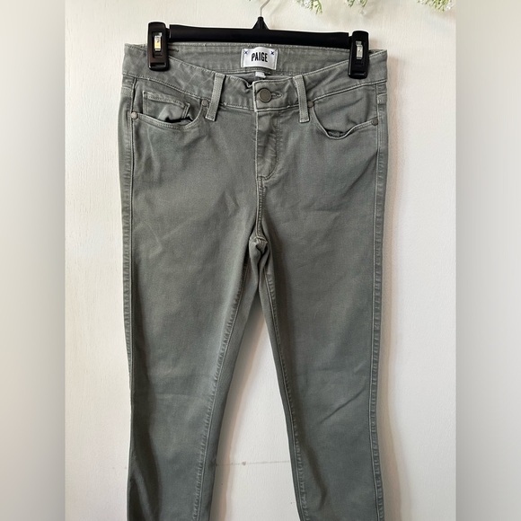 Paige | Sage Green Skinny Jegging - Picture 3 of 9